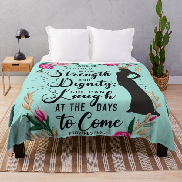 Item preview, Proverbs 31:25 | She Is Clothed with Strength and Dignity | Christian Women Scripture Design designed and sold by NoviaRobert.