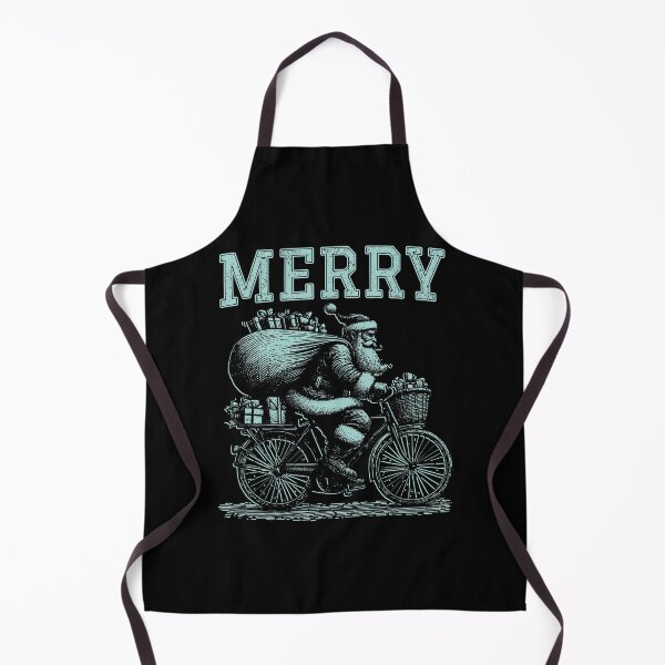 Item preview, Christmas | Santa | Bicycle | Merry designed and sold by Jcat7.