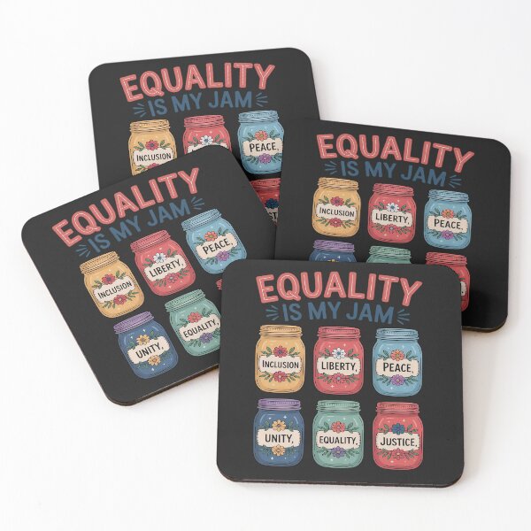 Item preview, Equality is My Jam Red White Blue Pride Inclusive July 4th designed and sold by LeeEvans222.