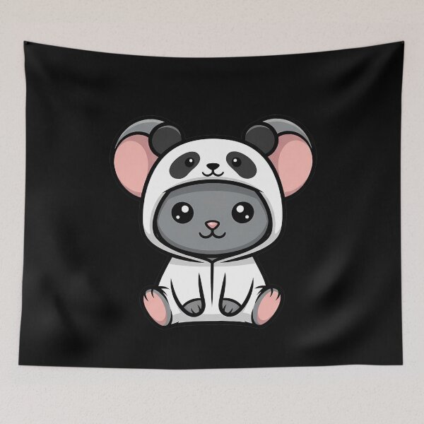 Item preview, Cute Mouse Panda Onesie Character designed and sold by k3rstman1.