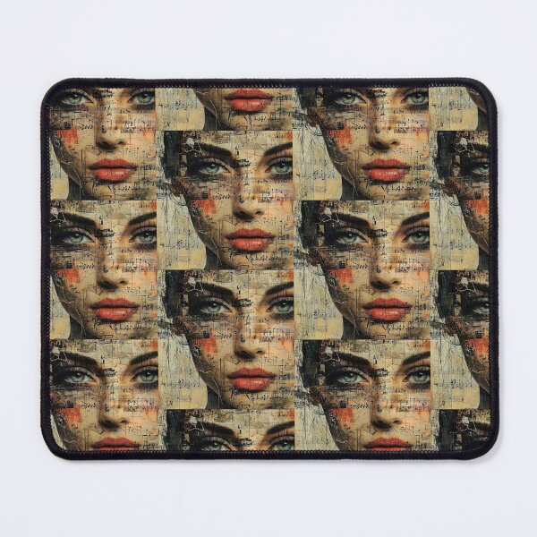 Item preview, Melody of Her Mind – Digital Abstract Woman & Music Fusion Art” designed and sold by HallofHari.