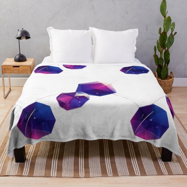 Item preview, "Cosmic Geomagic: Interconnected Crystal Forms Seamless Pattern" designed and sold by MonaRose_Art.