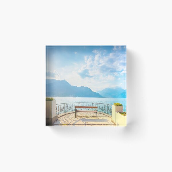 Item preview, Bench on a terrace on Lake Como. Bellagio, Italy designed and sold by Stefano Orazzini.