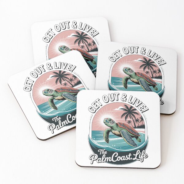 Item preview, Live the Palm Coast Life Sea Turtle designed and sold by CoastalCraze.