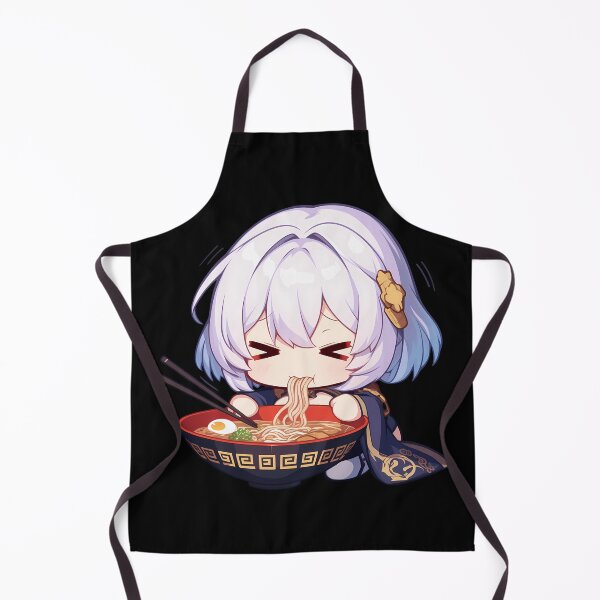 Item preview, Sirius Eating Ramen Azur Lane Anime Kawaii Chibi Moment designed and sold by Raslbazola.