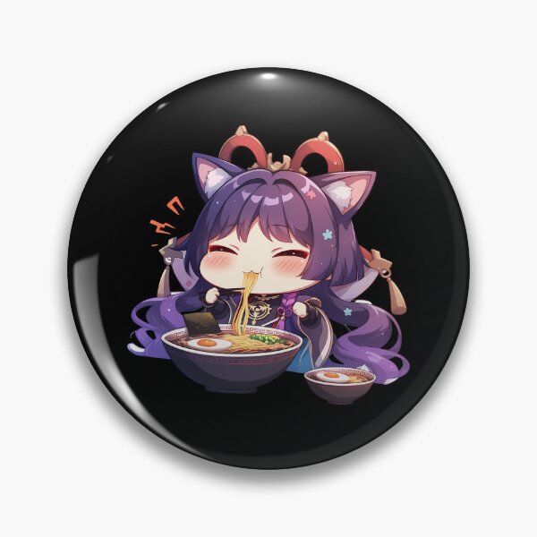 Item preview, Game Scaramouche Chibi Eating Ramen Genshin Impact Anime designed and sold by Raslbazola.
