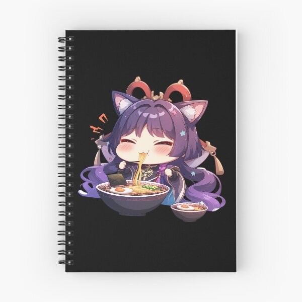 Item preview, Game Scaramouche Chibi Eating Ramen Genshin Impact Anime designed and sold by Raslbazola.