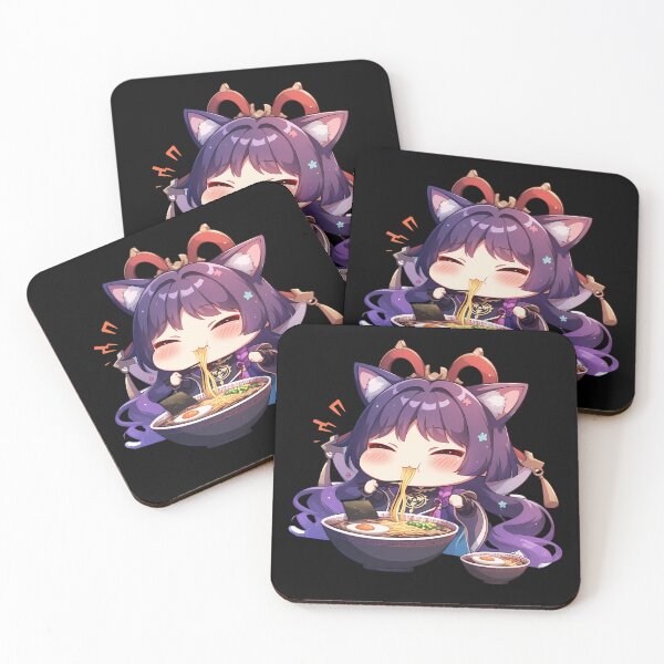 Item preview, Game Scaramouche Chibi Eating Ramen Genshin Impact Anime designed and sold by Raslbazola.
