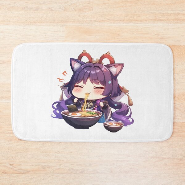 Item preview, Game Scaramouche Chibi Eating Ramen Genshin Impact Anime designed and sold by Raslbazola.