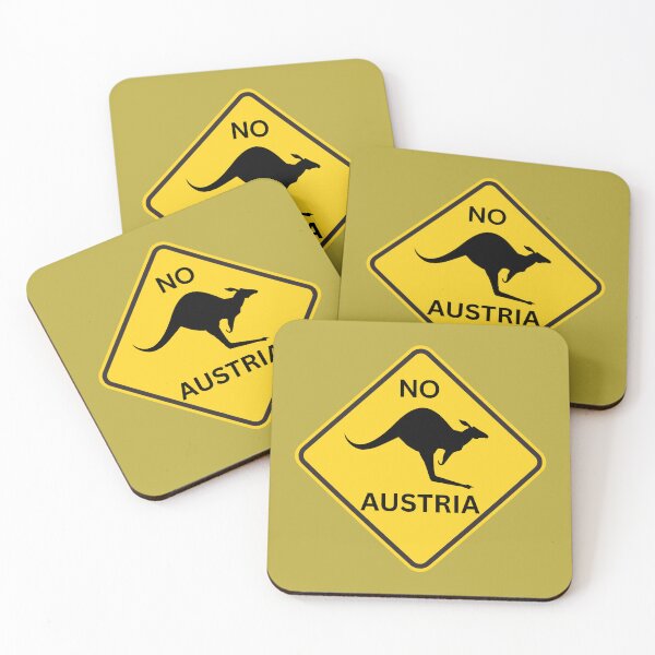 Item preview, No Kangaroos in Austria – Funny Austrian Design designed and sold by mycreastyle.