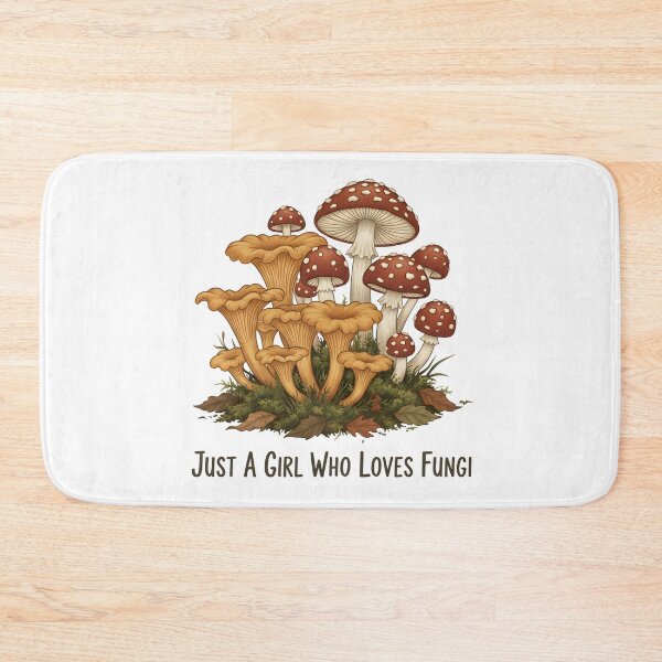 Item preview, Just A Girl Who Loves Fungi designed and sold by yusufdehbi.