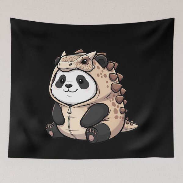 Item preview, Panda Dinosaur Onesie Cute Dino Animal designed and sold by k3rstman1.