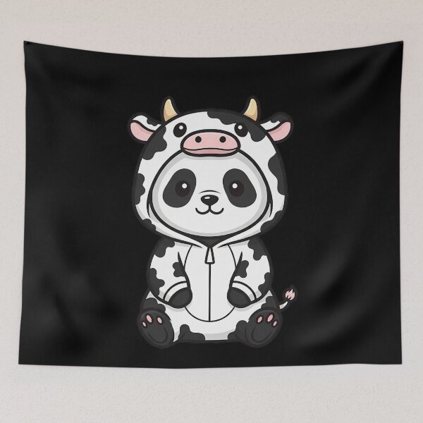 Item preview, Cute Panda Cow Onesie Animal Lover designed and sold by k3rstman1.