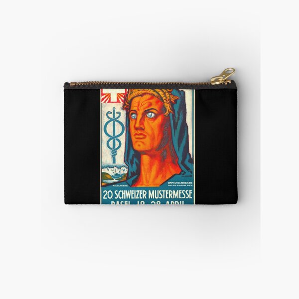 Item preview, Vintage Swiss Fair Poster 1936 | Modernist Graphic Design | Bold Colors & Symbols | Swiss Mustermesse Basel | Art Deco Style designed and sold by artofuniverse.