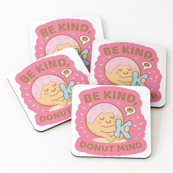 Item preview, Be Kind Donut Mind – Cute Donut Sticker Design designed and sold by SBrushbox.