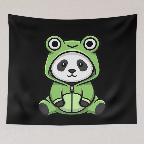 Item preview, Cute Panda Frog Onesie Animal designed and sold by k3rstman1.