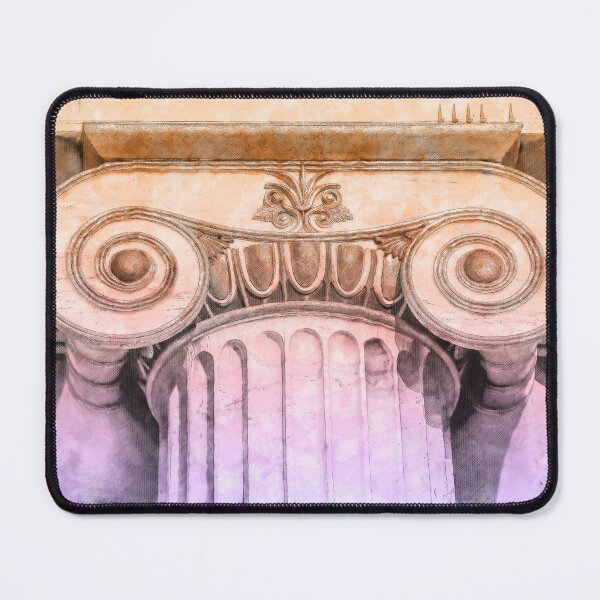Item preview, Ionic Column Capital – Greek Architecture Watercolor Art designed and sold by elgreko.