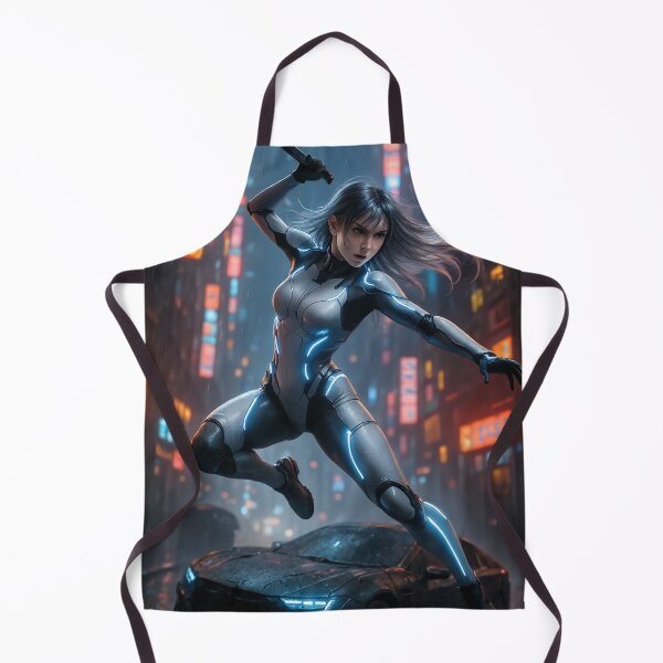 Item preview, Cyberpunk leap with knife lighting  designed and sold by CathryneDelamort.