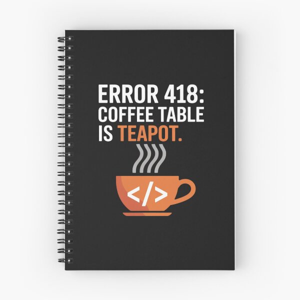 Item preview, Error 418 Coffee Table is Teapot Coding designed and sold by LeeEvans222.