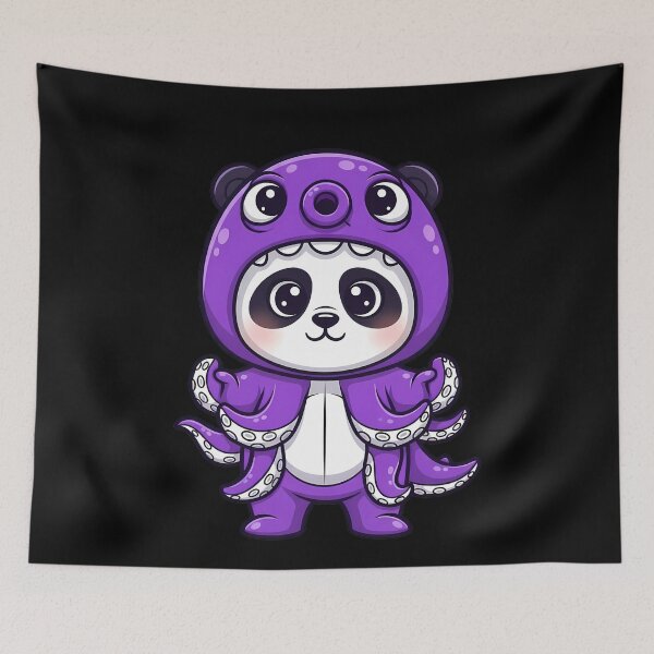 Item preview, Panda Octopus Onesie Cartoon Cute designed and sold by k3rstman1.