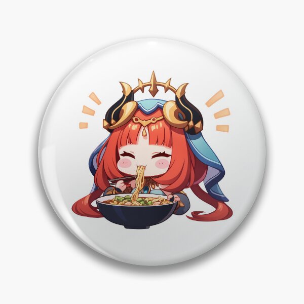 Item preview, Nilou Genshin Impact Kawaii Ramen Chibi Anime Girl Joy designed and sold by Raslbazola.