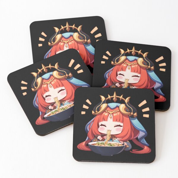 Item preview, Nilou Genshin Impact Kawaii Ramen Chibi Anime Girl Joy designed and sold by Raslbazola.