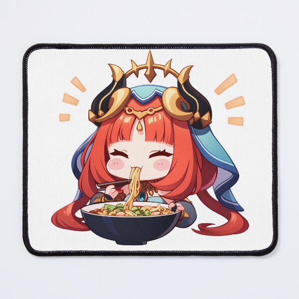 Item preview, Nilou Genshin Impact Kawaii Ramen Chibi Anime Girl Joy designed and sold by Raslbazola.