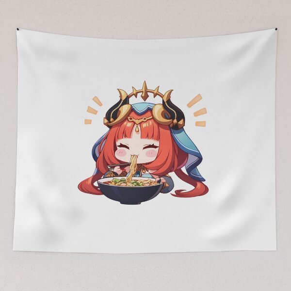 Item preview, Nilou Genshin Impact Kawaii Ramen Chibi Anime Girl Joy designed and sold by Raslbazola.