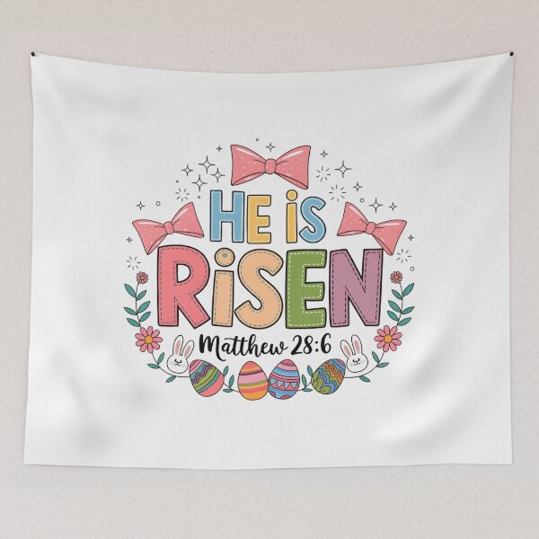 Item preview, the Christ, dead in Easter, Jesus during crucified. used from being commemorating after celebrate Christianity the his especially to is resurrection It resurrection of commonly designed and sold by JUSchallerArt.
