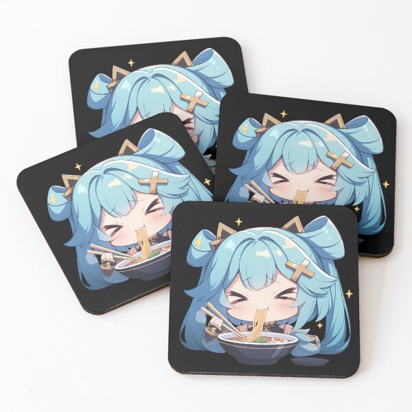 Item preview, Faruzan Genshin Impact Kawaii Ramen Chibi Anime Girl Cheer designed and sold by Raslbazola.