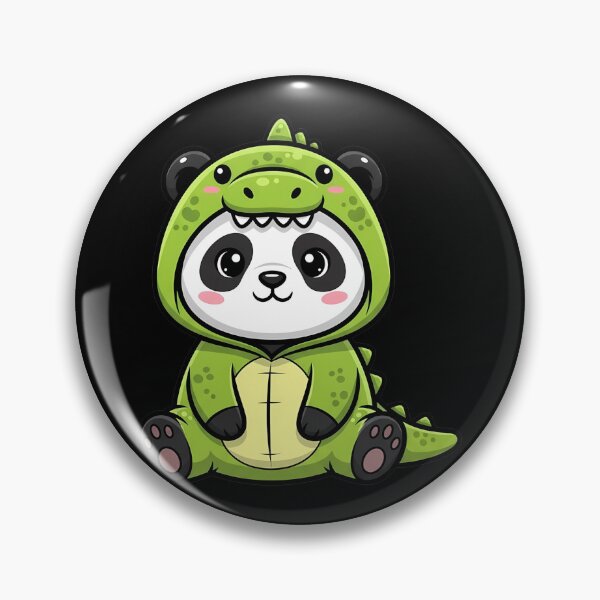 Item preview, Cute Panda Dinosaur Onesie Cartoon designed and sold by k3rstman1.