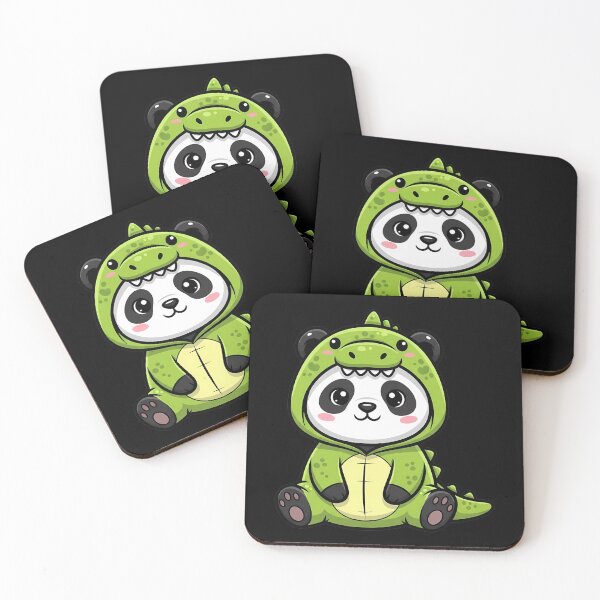 Item preview, Cute Panda Dinosaur Onesie Cartoon designed and sold by k3rstman1.