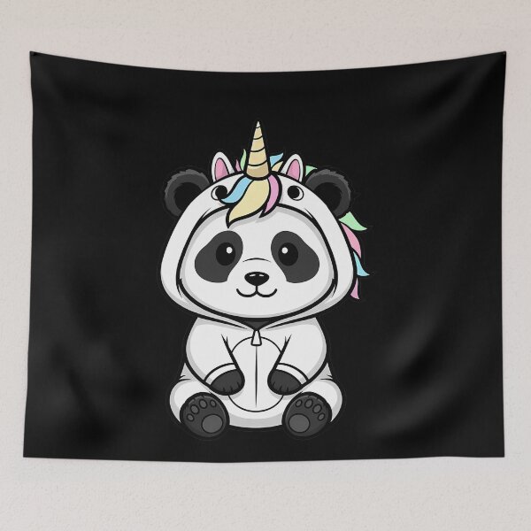 Item preview, Cute Panda Unicorn Onesie Fantasy Animal designed and sold by k3rstman1.