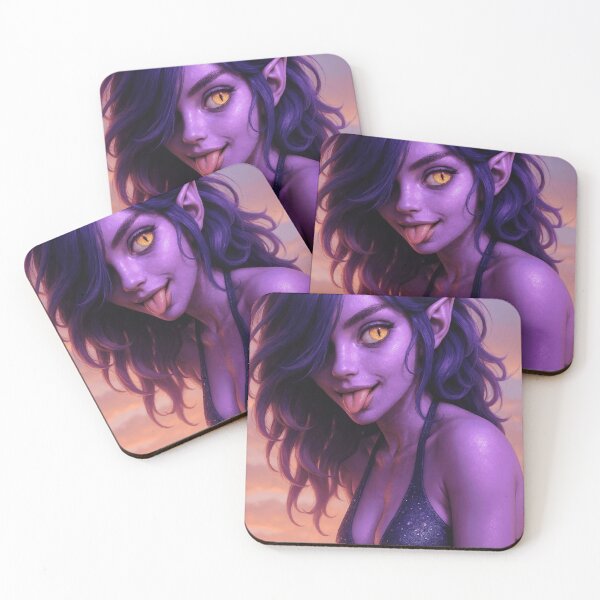 Item preview, Purple people eater in bikini top  designed and sold by CathryneDelamort.