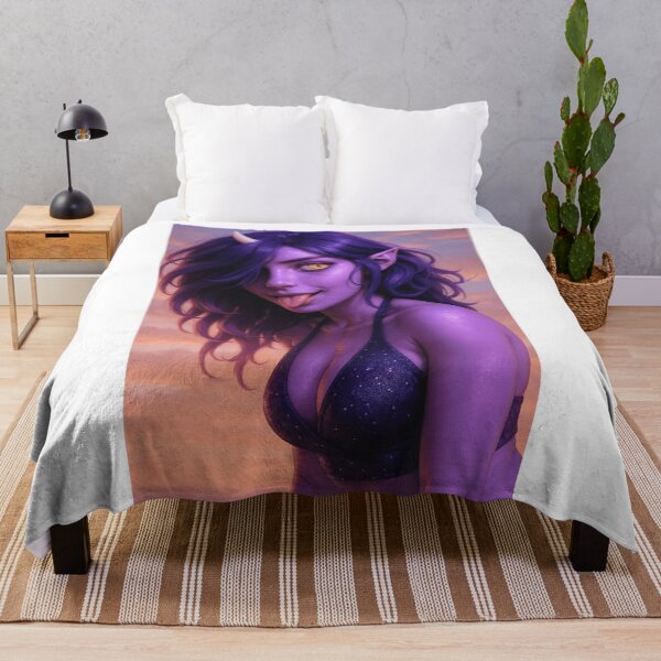 Item preview, Purple people eater in bikini top designed and sold by CathryneDelamort.