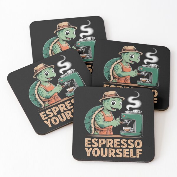 Item preview, Espresso Yourself Turtle Slow Sip Coffee designed and sold by LeeEvans222.