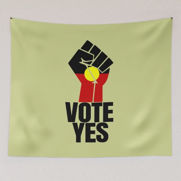 Item preview, Vote Yes To The Voice - Vote Yes Australia designed and sold by HappyArts90.