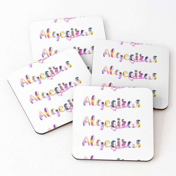 Item preview, Algeciras, Spain, Vibrant Abstract City Typography Art designed and sold by Wanderful-roads.