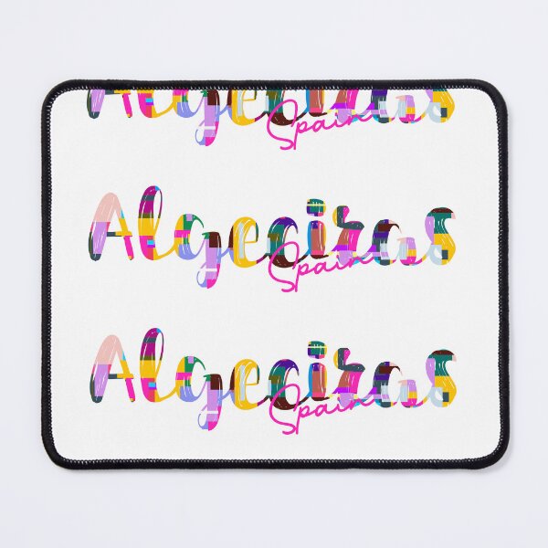 Item preview, Algeciras, Spain, Vibrant Abstract City Typography Art designed and sold by Wanderful-roads.