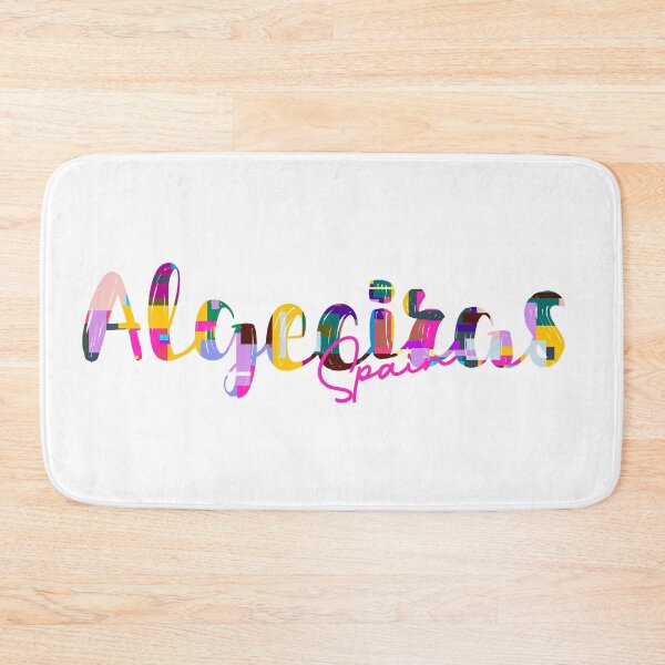 Item preview, Algeciras, Spain, Vibrant Abstract City Typography Art designed and sold by Wanderful-roads.