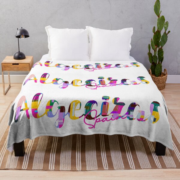 Item preview, Algeciras, Spain, Vibrant Abstract City Typography Art designed and sold by Wanderful-roads.