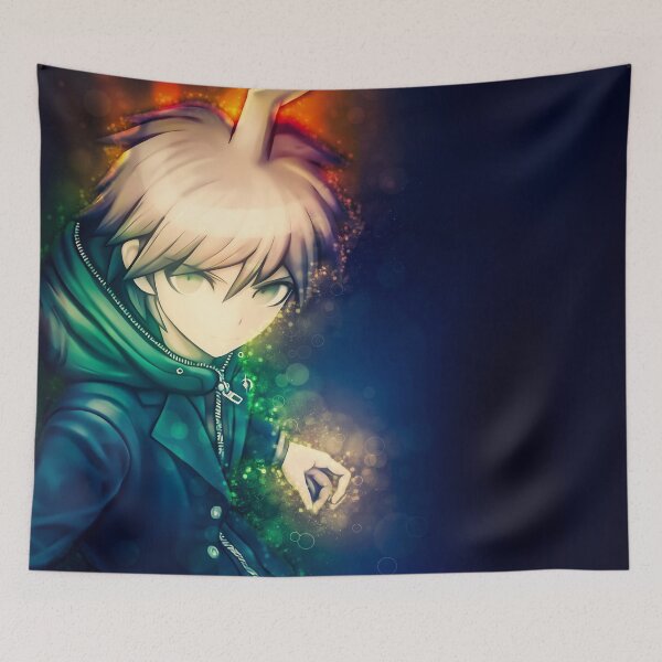Item preview, Makoto Naegi Danganronpa Hopeful Hero Mysterious Glow Urban Night Scene designed and sold by thedarvills.