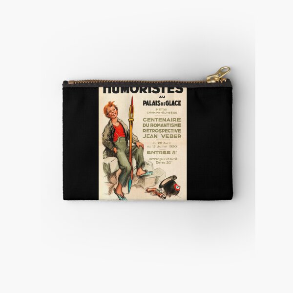 Item preview, Vivid 1930 Paris Art Poster | 23ème Salon des Humoristes | Palais de Glace | Jean Veber Retrospective | Humor & Satire designed and sold by artofuniverse.