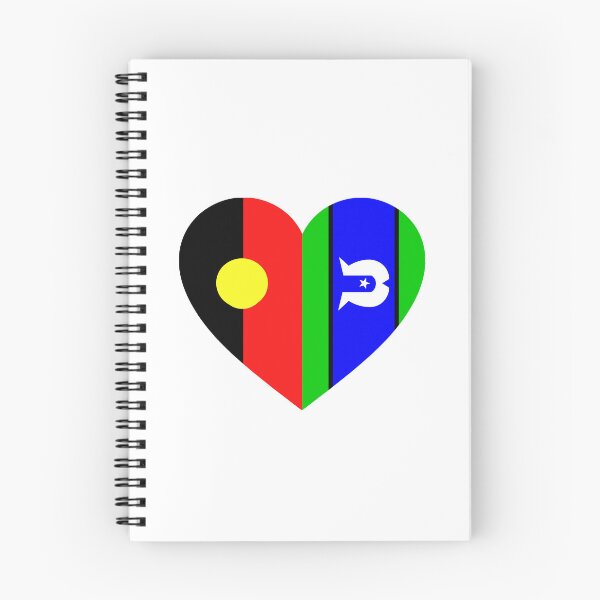 Item preview, Aboriginal and Torres Strait Heart Flags designed and sold by HappyArts90.