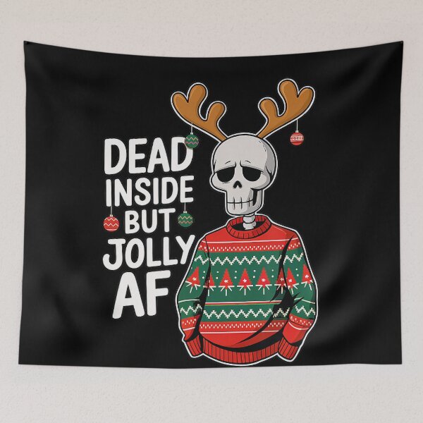 Item preview, But Inside Jolly Essential Vintage Classic Dead Christmas Af Retro designed and sold by SmithWSTaRR.