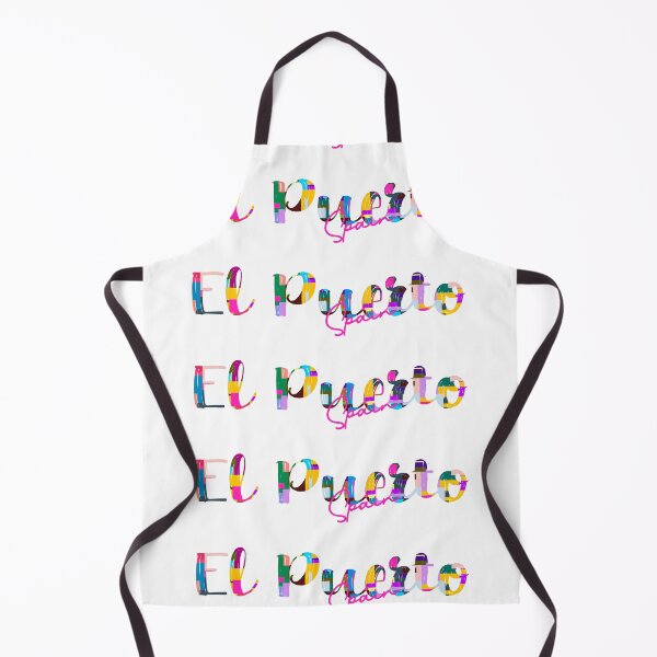 Item preview, El Puerto, Spain, Vibrant Abstract City Typography Art designed and sold by Wanderful-roads.