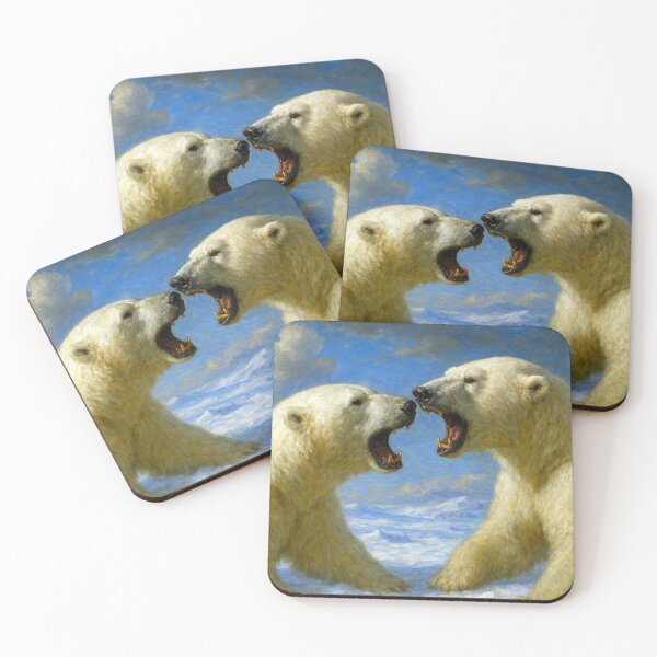 Item preview, Two polar bears in the ice designed and sold by Sigtrix.