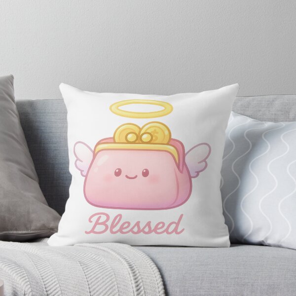 Item preview, Heavenly Wallet Blessing Sticker - Kawaii Angel Purse | Blessed Money Charm | Money Sticker designed and sold by HerDreamCodes.