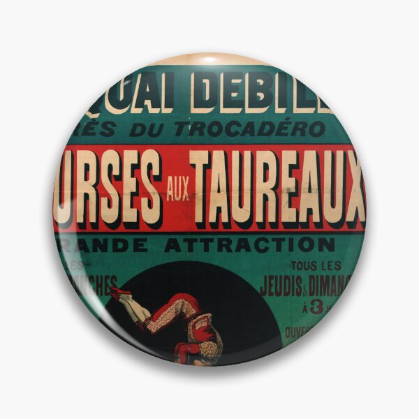 Item preview, Vintage Paris Bullfighting Poster | Bold Art Nouveau Design | 19th Century Advertising | Vibrant Colors & Dramatic Imagery designed and sold by artofuniverse.