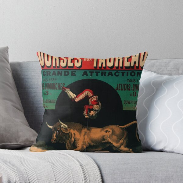 Item preview, Vintage Paris Bullfighting Poster | Bold Art Nouveau Design | 19th Century Advertising | Vibrant Colors & Dramatic Imagery designed and sold by artofuniverse.